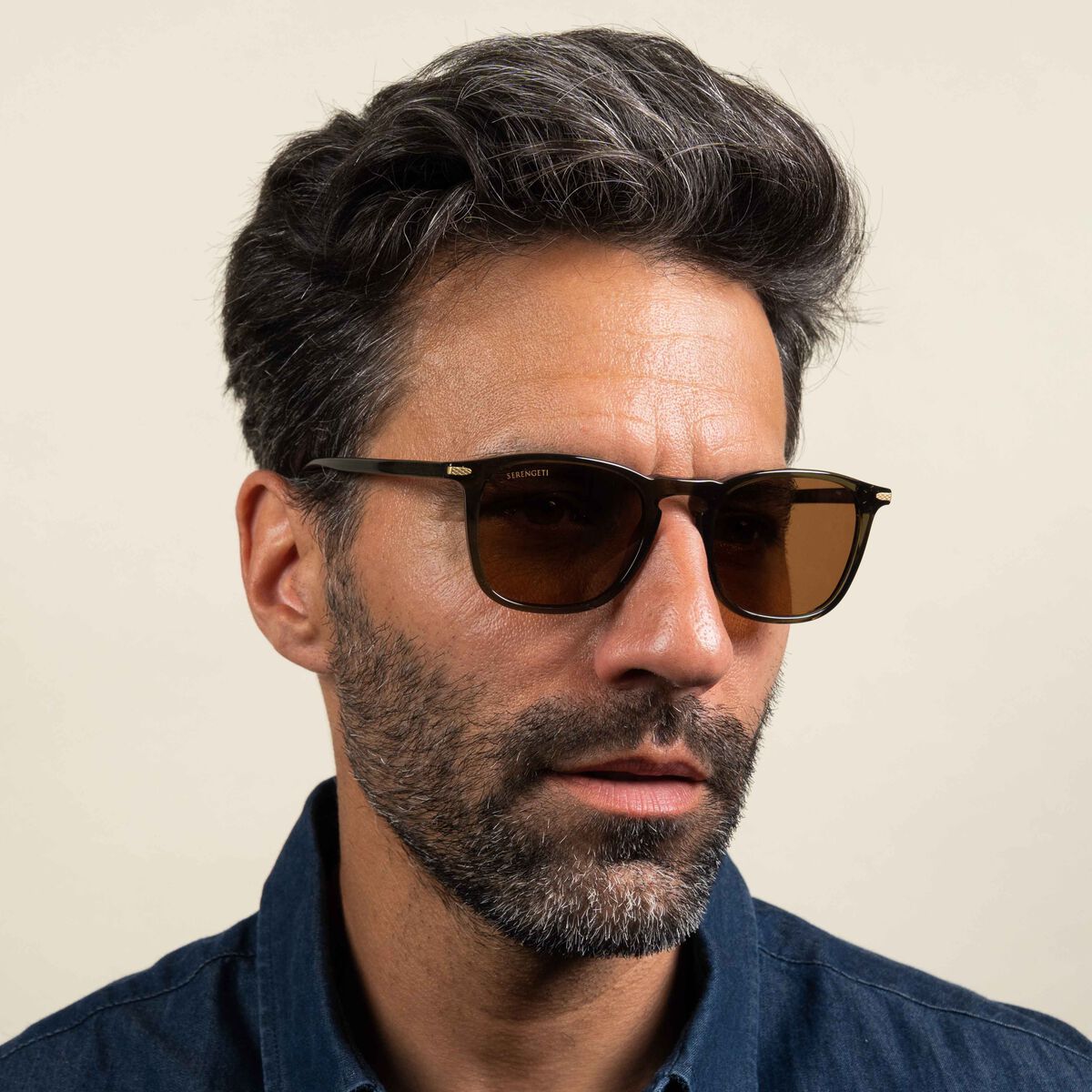 DELIO, Shiny Crystal Khaki-Mineral Polarized Drivers Cat 2 to 3, hi-res image number null